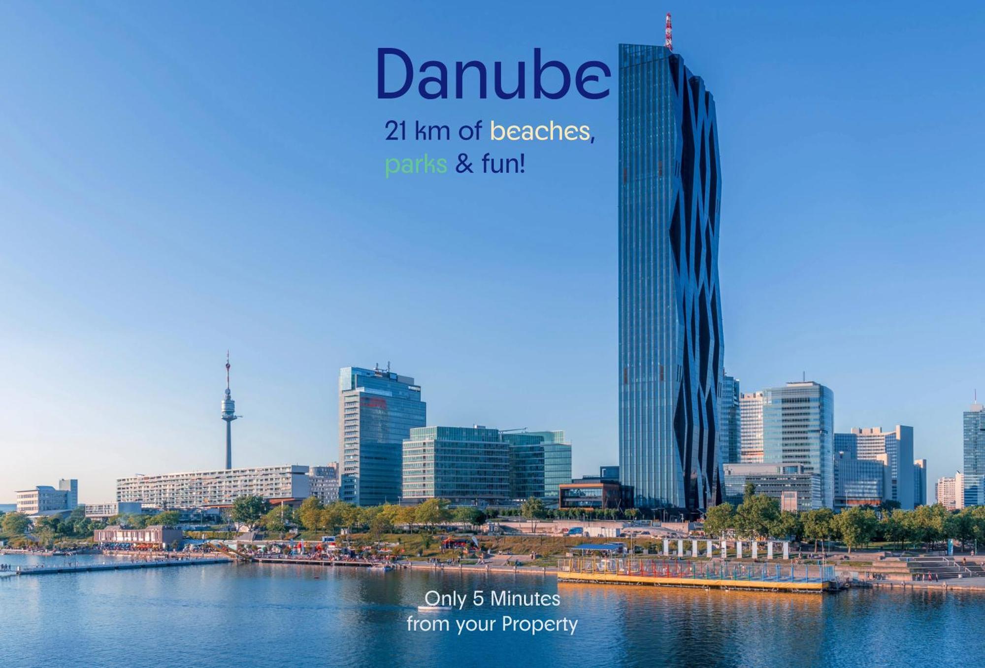 Homelike 2Br Apt. @Millenium Tower/Danube River Bécs Kültér fotó